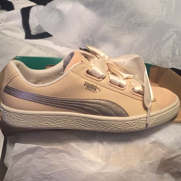 Puma Shoes | Basket Heart Up | Poshmark